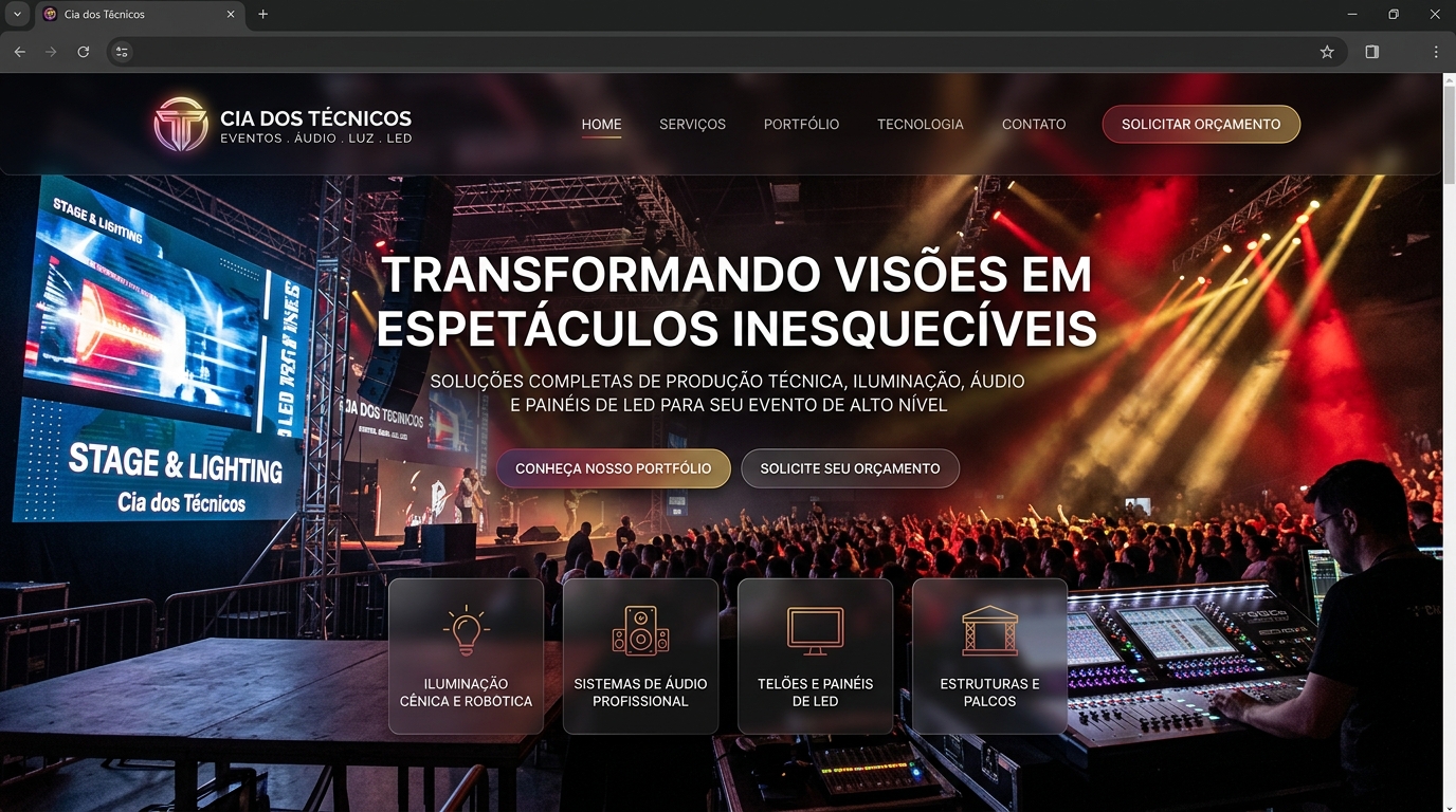 Cia dos Técnicos - Som e Luz para Eventos